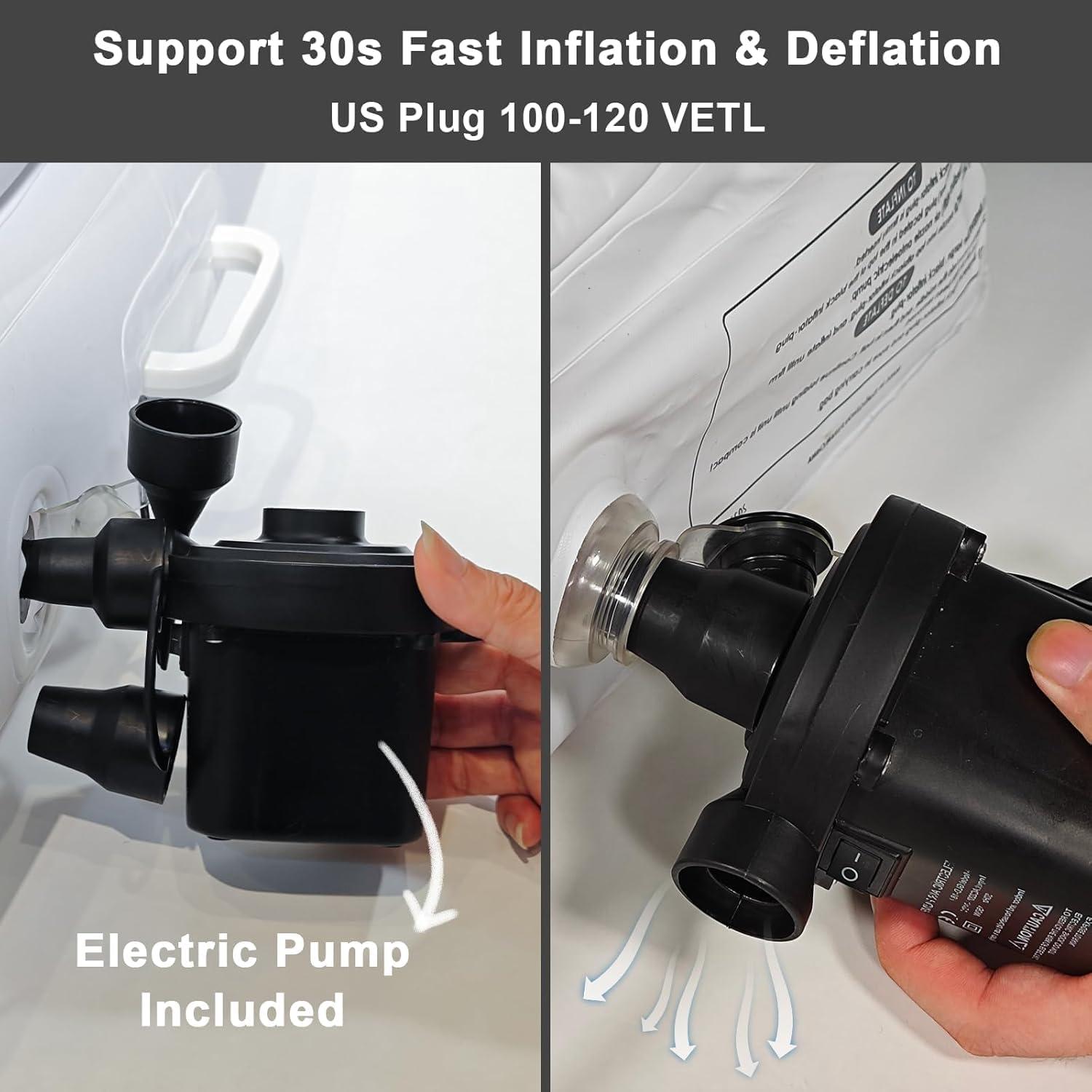 Cama Inflable para Niños RAUMRIGGE JS0349 152x100cm Gris