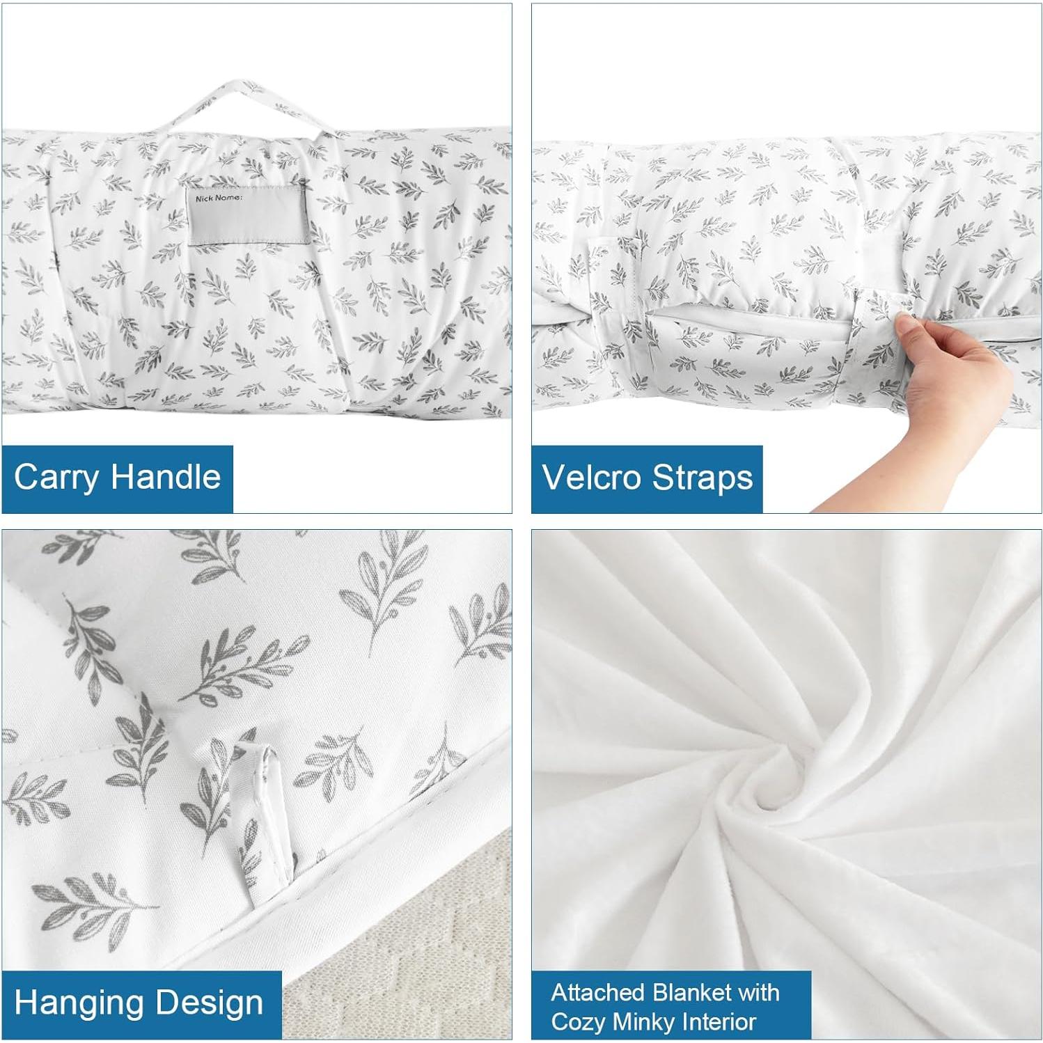 Colchoneta para Niños SPRINGSPIRIT con Almohada y Manta 127x53cm