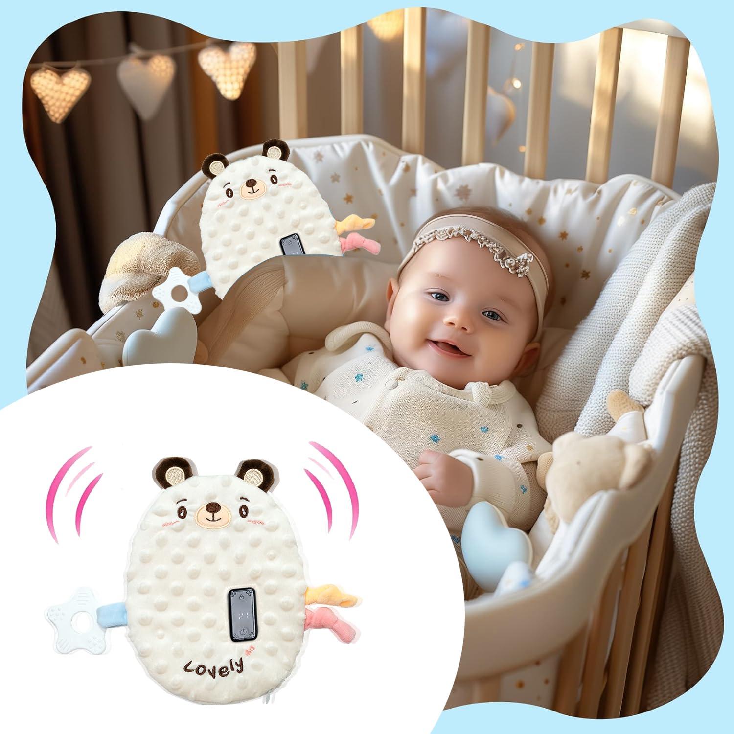 Soporte Vibrante para Bebés Oso - 3 Modos de Vibración