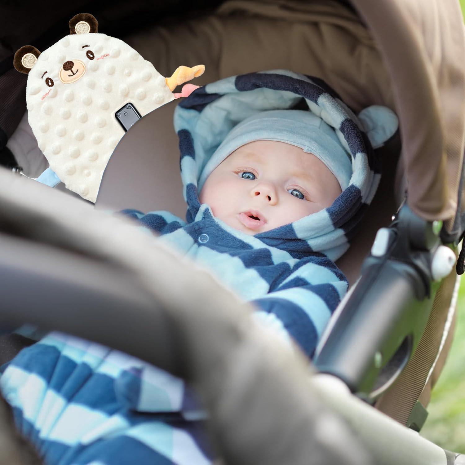 Soporte Vibrante para Bebés Oso - 3 Modos de Vibración