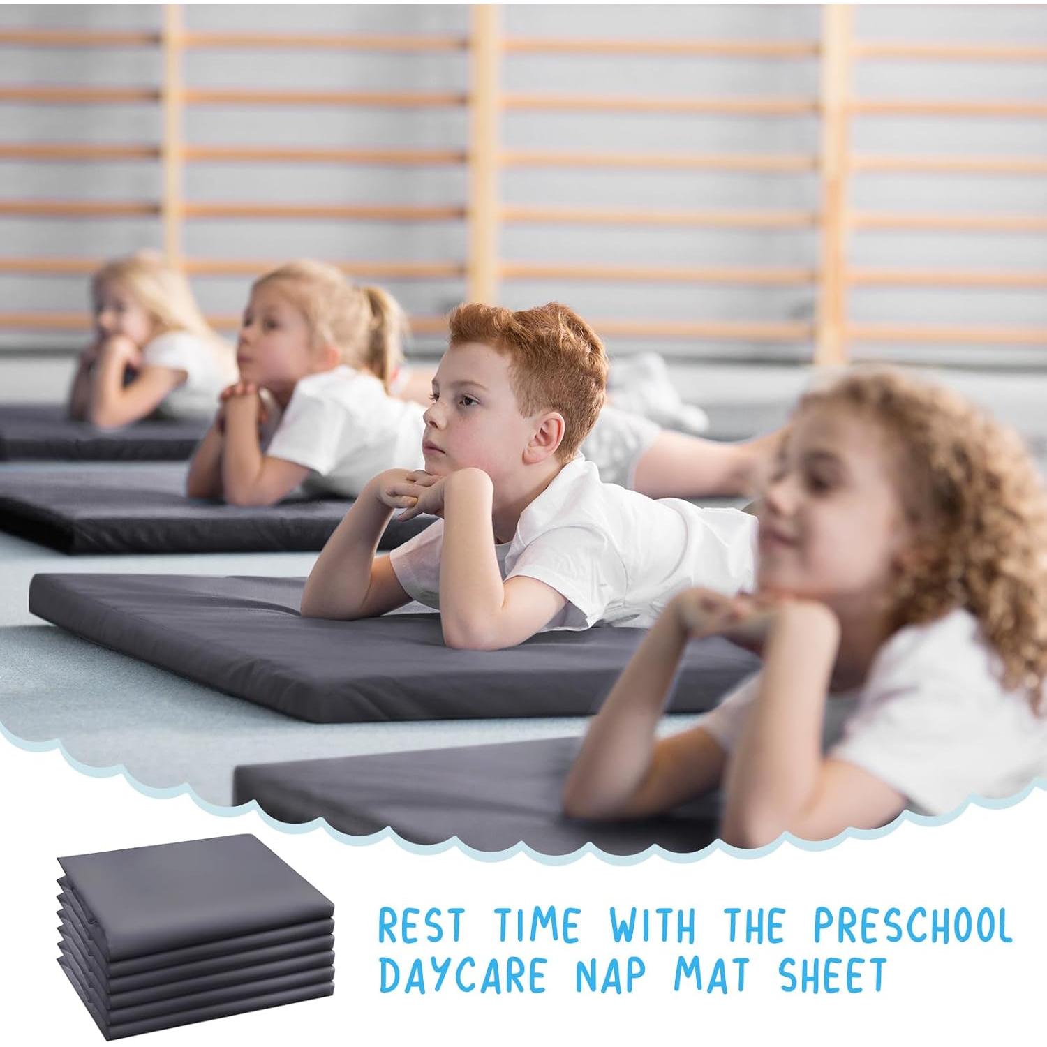 12 Sábanas Ajustadas para Cunas VitalCozy 122x60 cm Gris