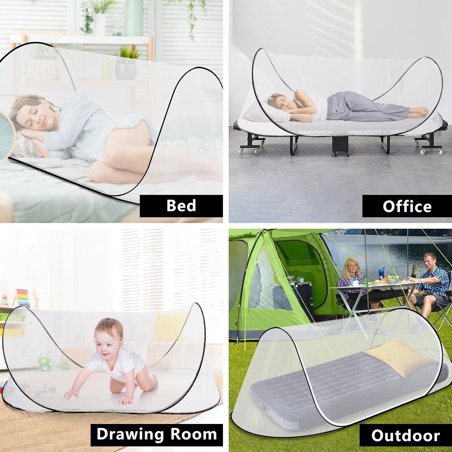 Red Antimosquitos Plegable Axcoix 195x76 cm Portátil