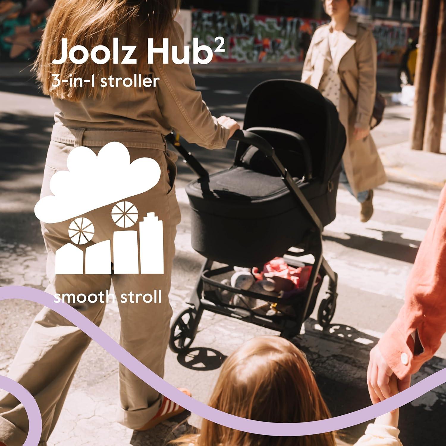 Cuna Compacta Joolz Hub2 para Recién Nacidos - 3.45 kg, UPF 50+