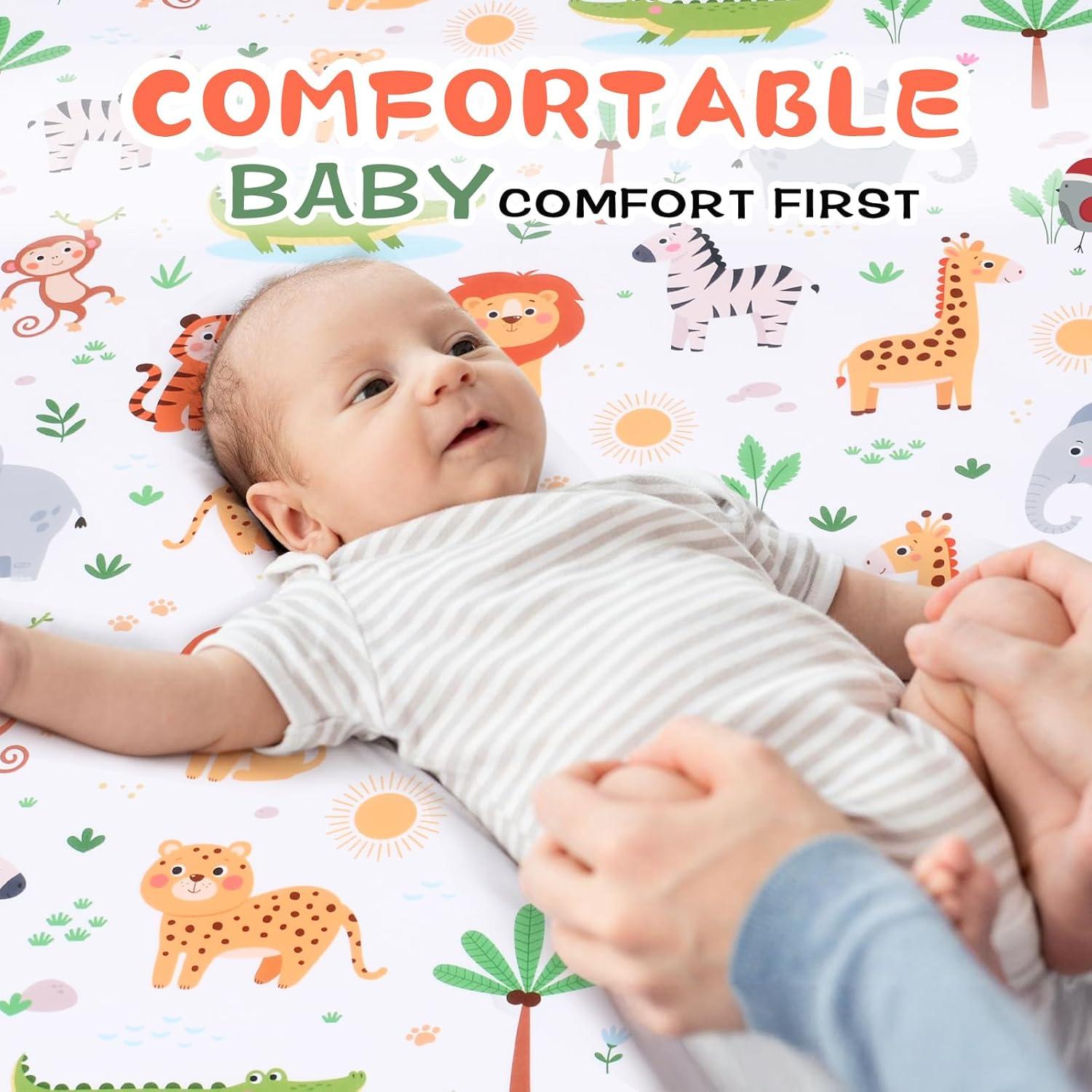 Sábanas Ajustadas Cloele para Parque Infantil 91x91 cm Animales