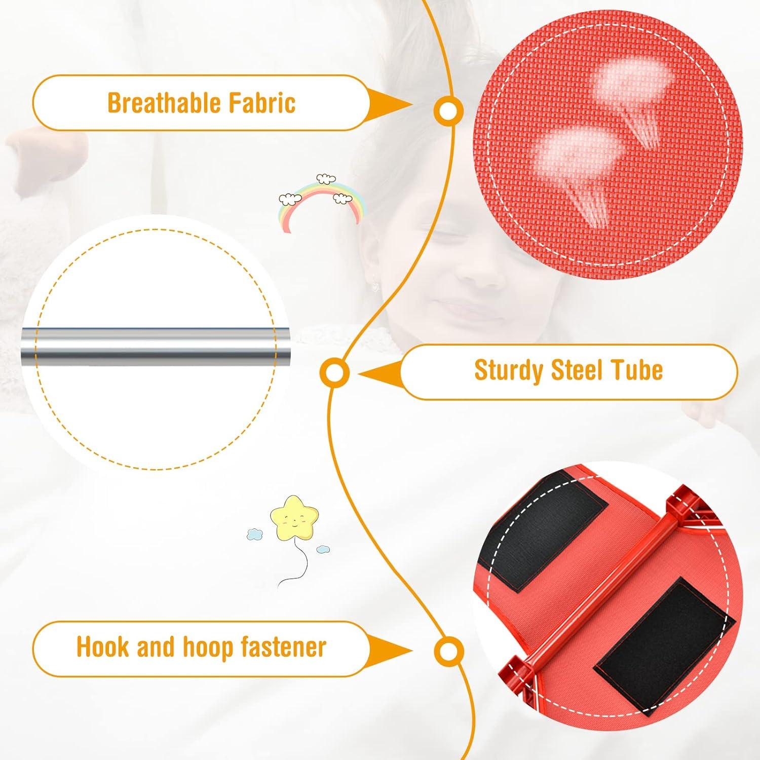 Daycare Cots, 4-Pack Stackable Nap Bed Cot with Easy Lift Corners, Portable Children Sleeping Cots for Preschool Classroom, Nursery, Ready-to-Assemble (Colorful)