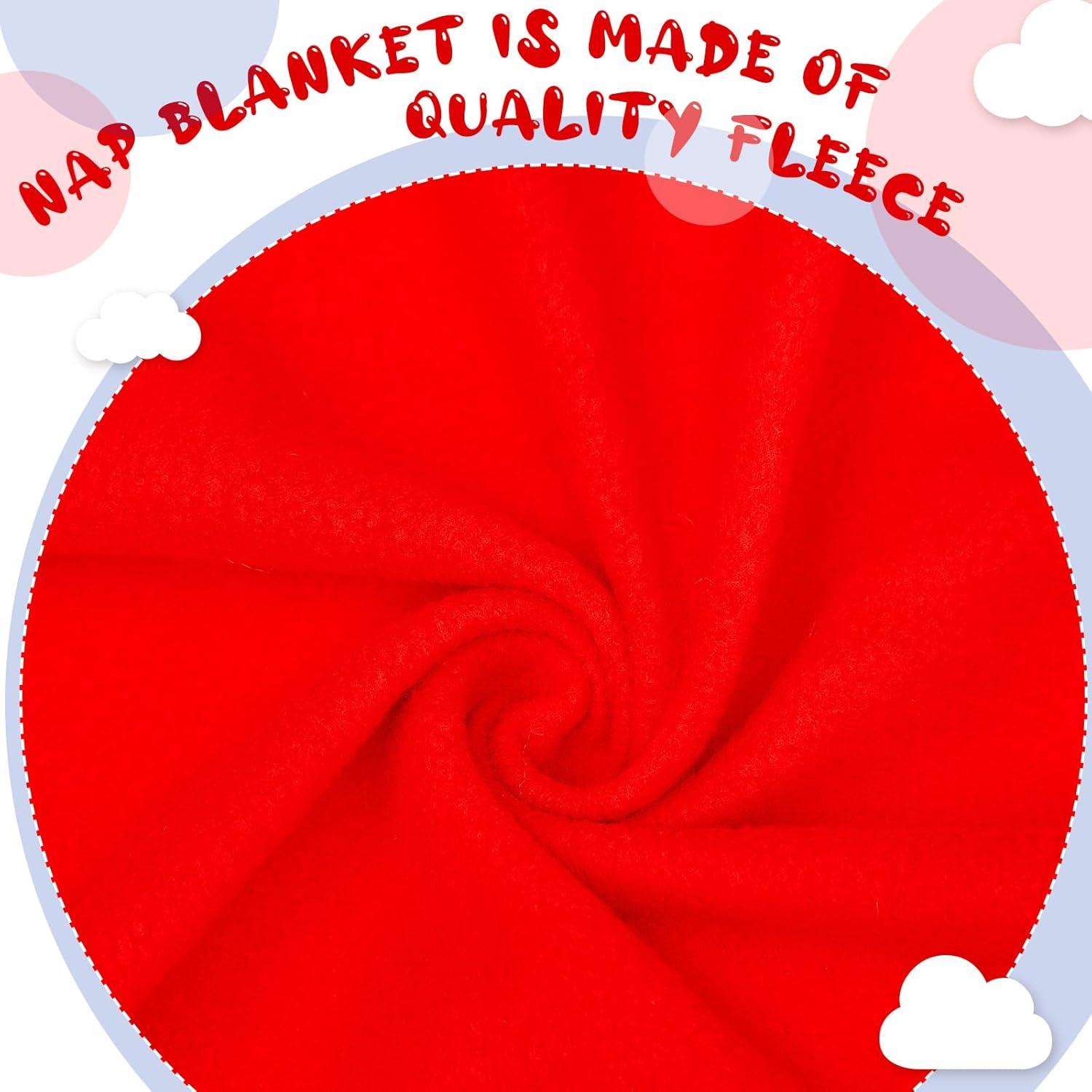 Juego de 8 Mantitas de Forro Polar Juexica 92x122cm Rojo