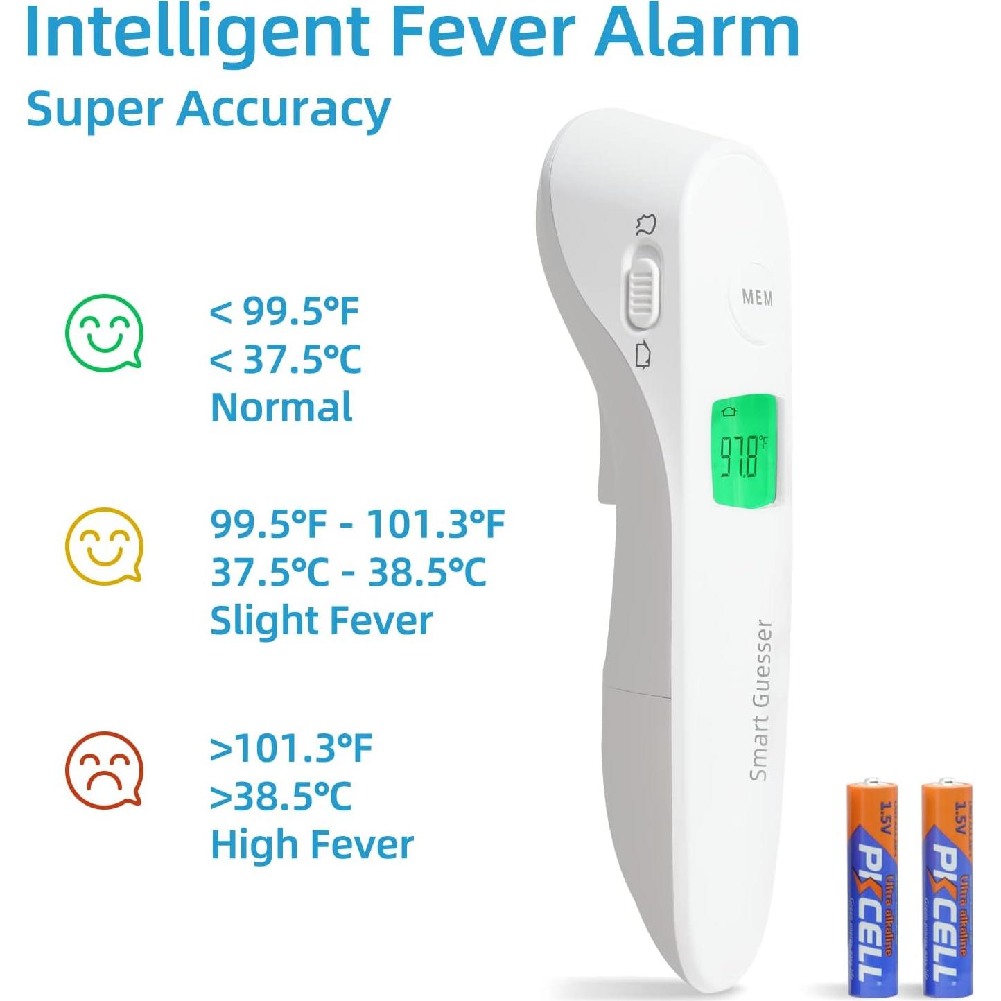 Termómetro Digital Infrarrojo Sin Contacto Smart Guesser LFR30B