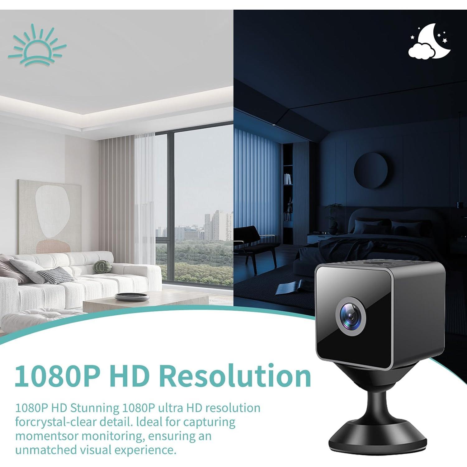 Mini Cámara de Seguridad Inalámbrica HowKow X11 1080P HD