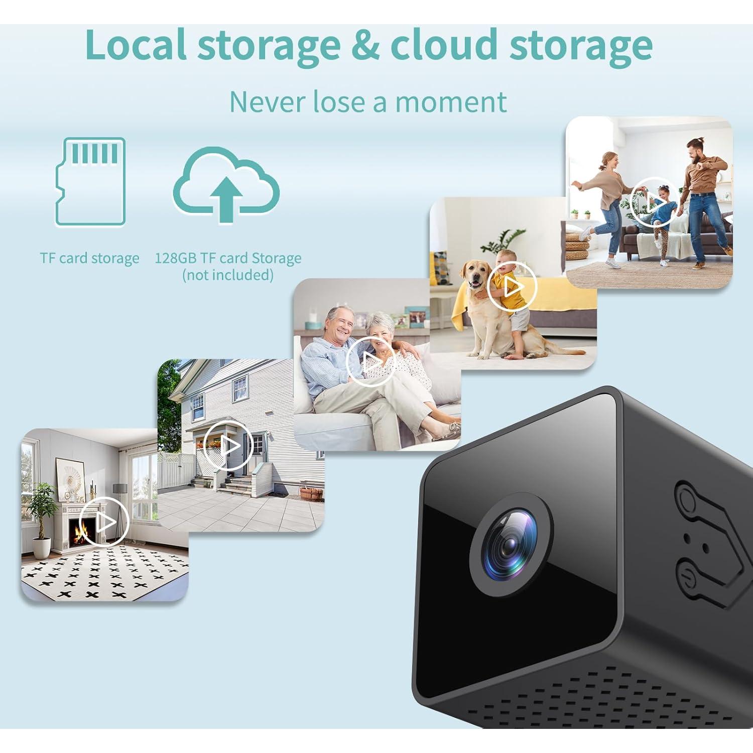 Mini Cámara de Seguridad Inalámbrica HowKow X11 1080P HD