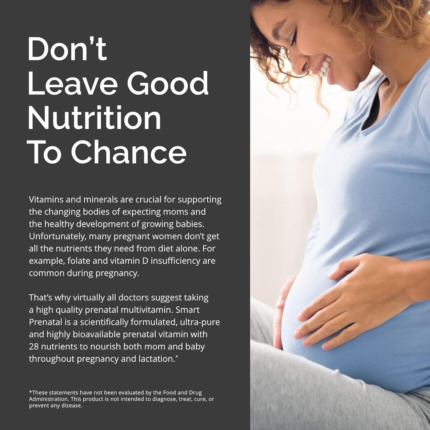 Suplemento Prenatal BrainMD Dr Amen - 120 Cápsulas - Multivitamínico Sin Gluten para Mamá y Bebé