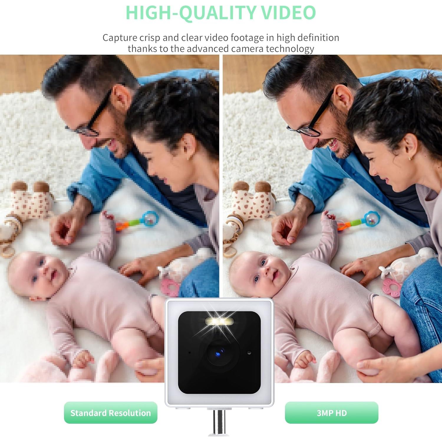 Cámara de Seguridad EDSACE 2K Wi-Fi IP65 con Visión Nocturna