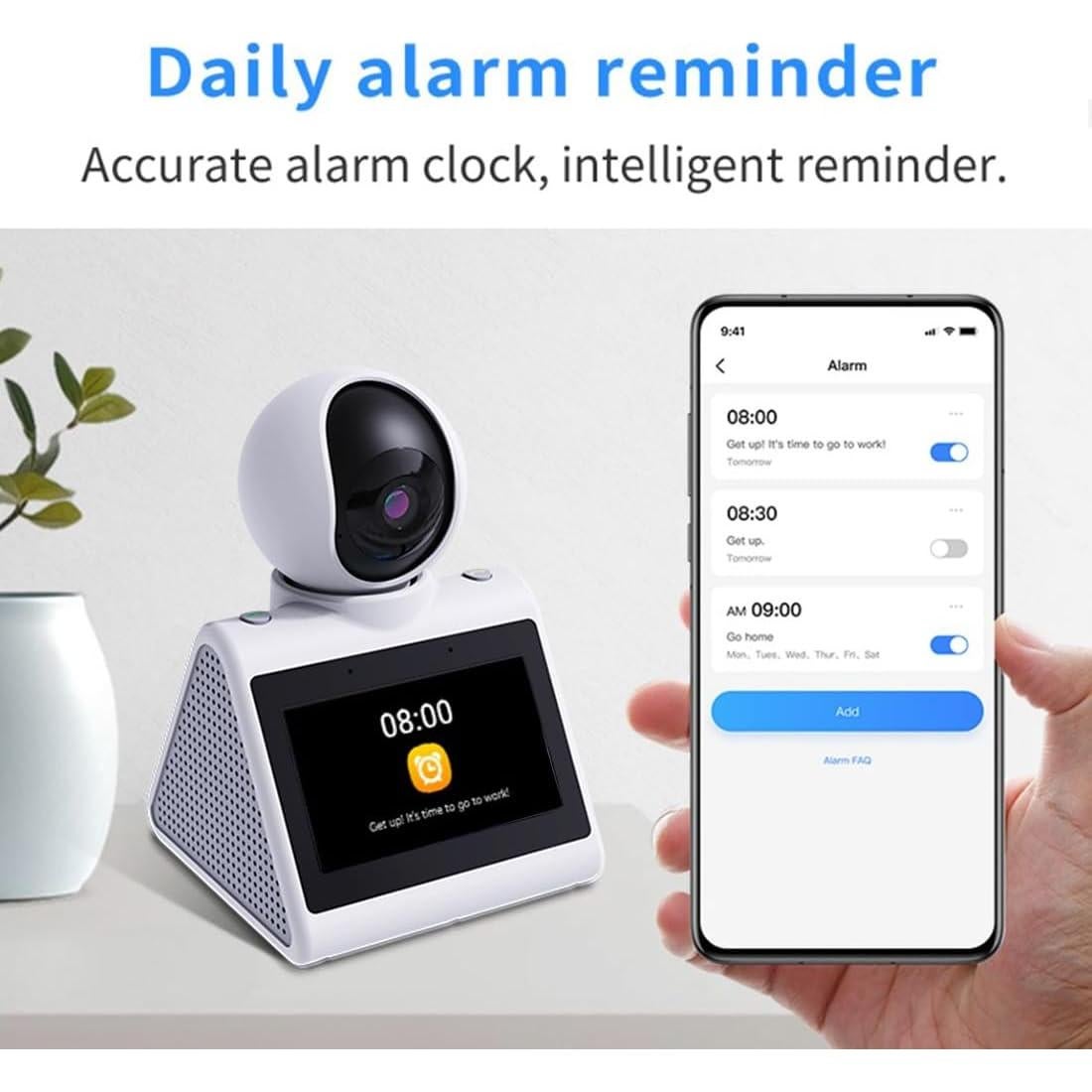 Cámara de Seguridad Interior 4K KUKA con Voz Inteligente