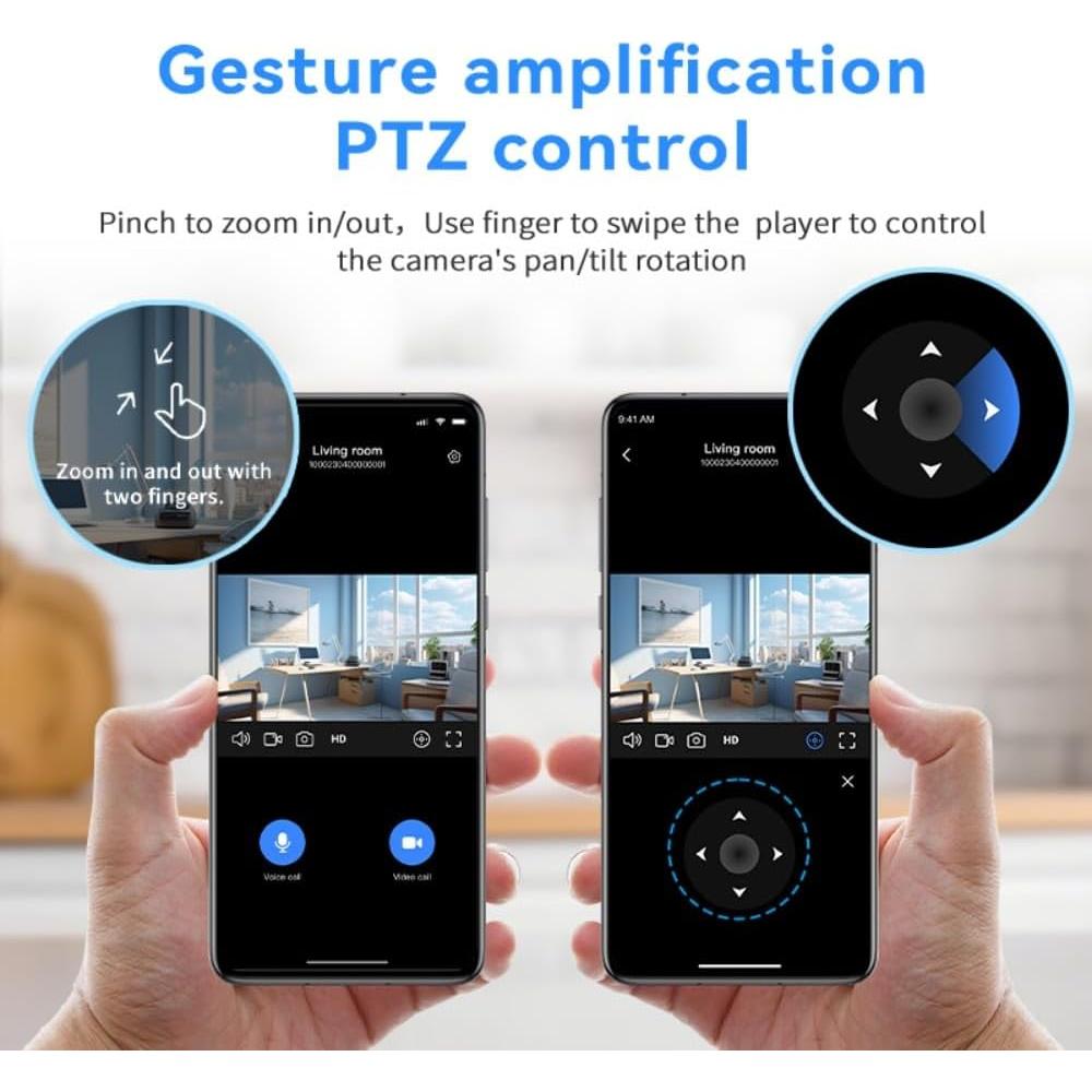 Cámara de Seguridad Interior 4K KUKA con Voz Inteligente