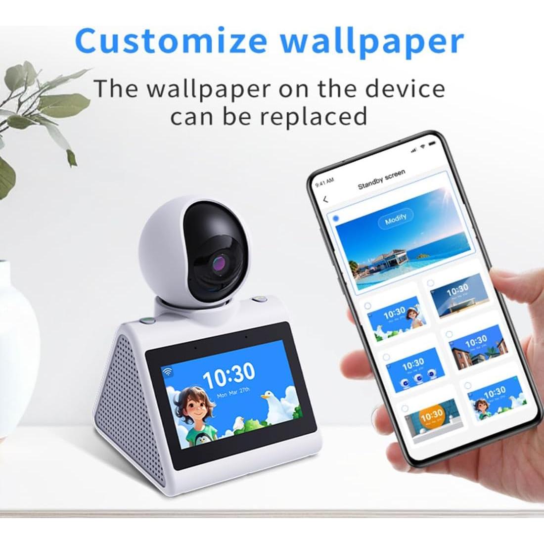 Cámara de Seguridad Interior 4K KUKA con Voz Inteligente