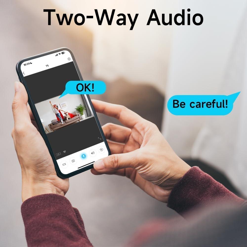Cámara de Seguridad Rraycom T1 2K WiFi Interior 4MP