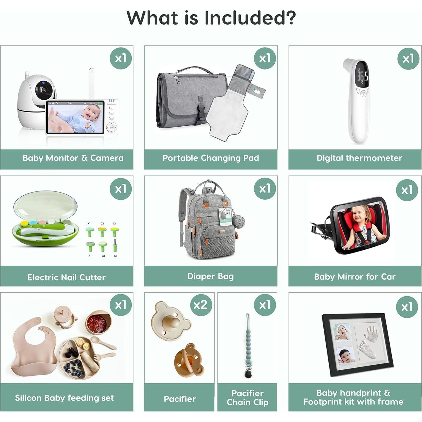 Kit de Esenciales para Recién Nacidos - 10 Piezas