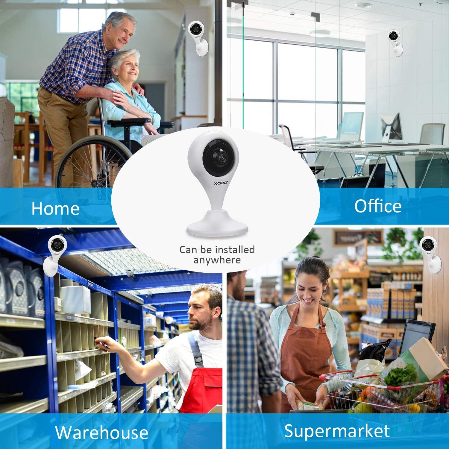 Cámara de Seguridad Inalámbrica XODO E4, Full HD 1080P, 2 Unidades