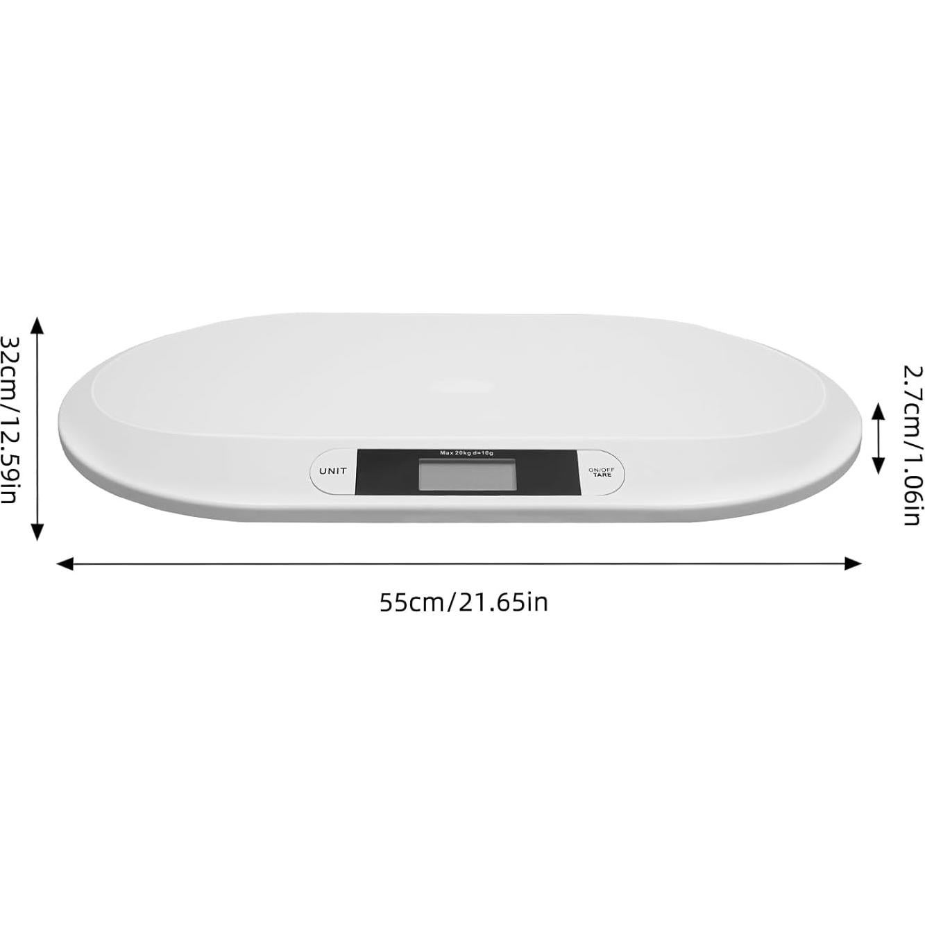 Escala Digital para Bebés CAIHAOA 20kg Alta Precisión LCD