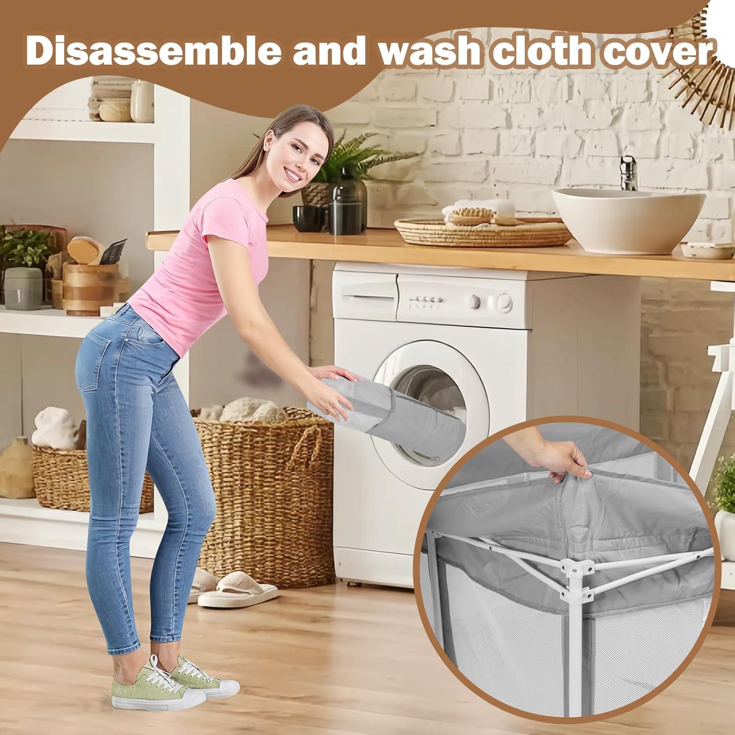 Parque Infantil Plegable PTCIDE 127x127cm Gris Seguro