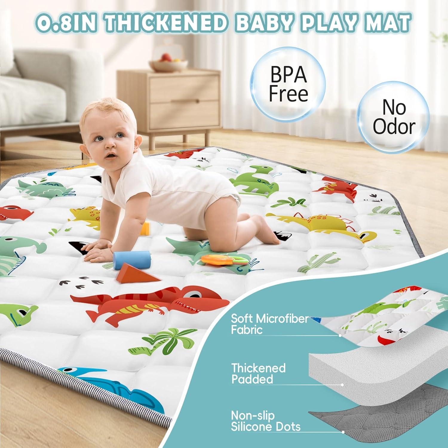 Parque Infantil Plegable Palopalo 150x109 cm con Dosel UPF50+