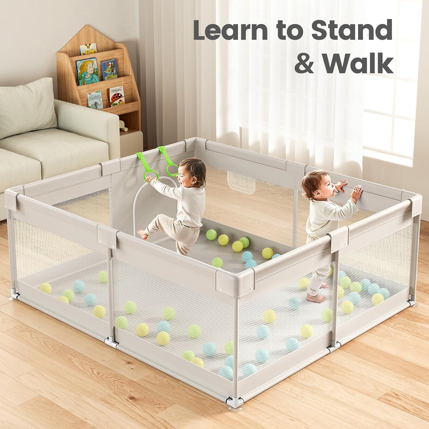 Parque Infantil Extra Grande ZEEBABA 175x200cm con Puerta