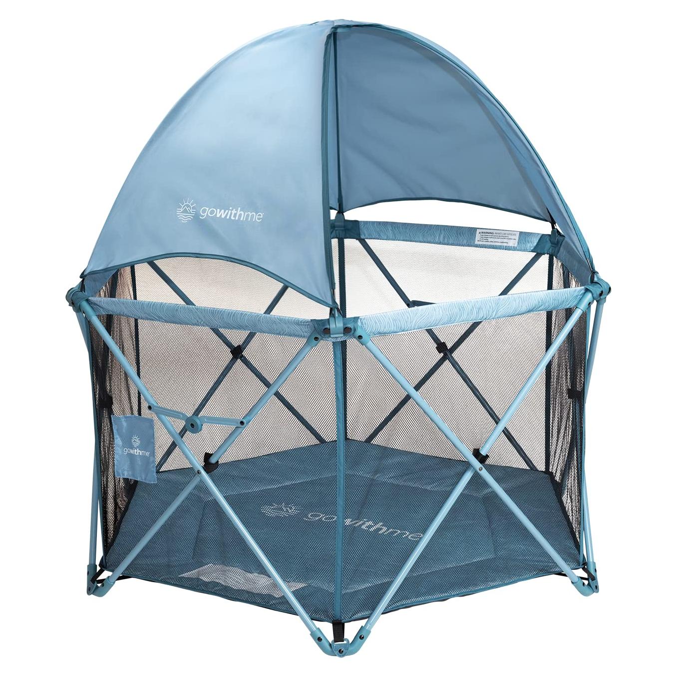 Parque Infantil Portátil Baby Delight Eclipse Deluxe Onda Azul