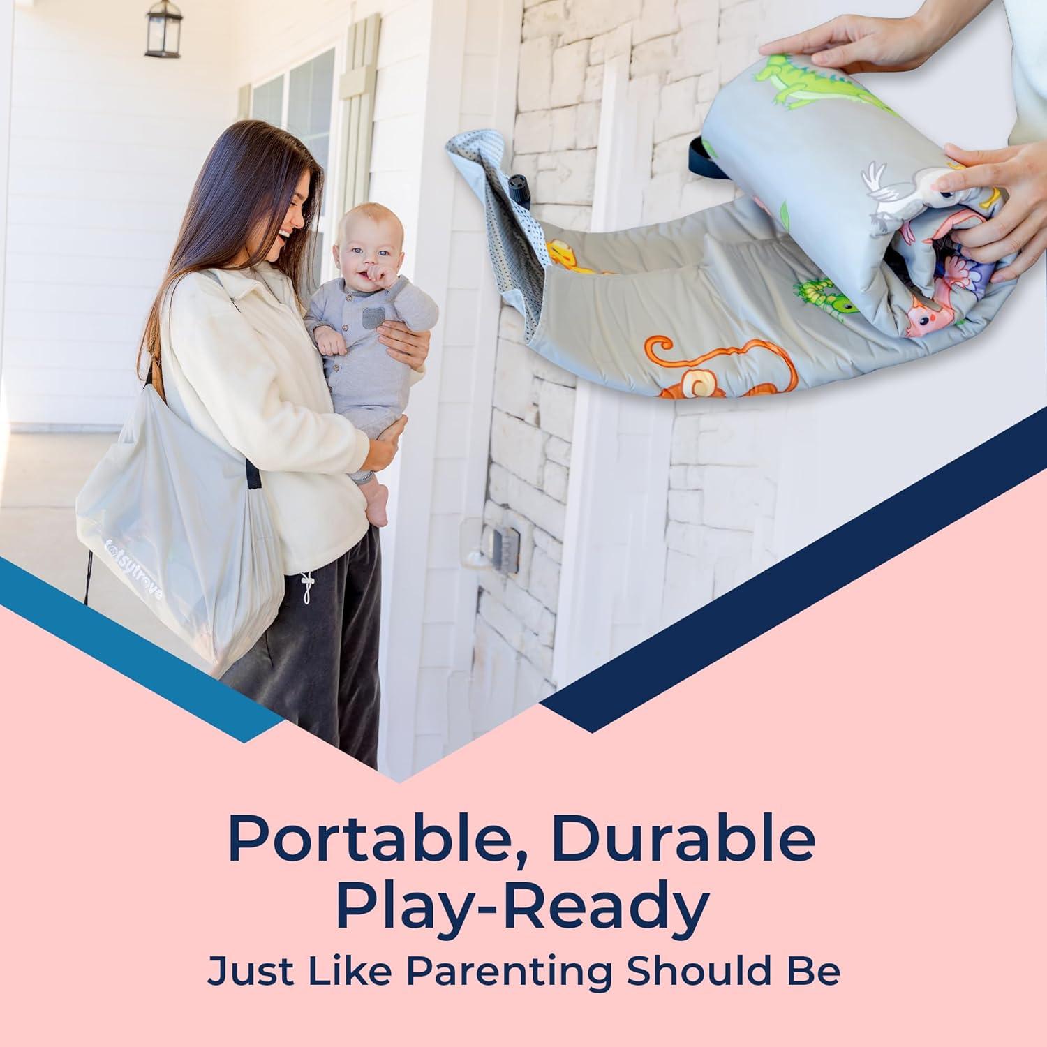 Alfombra de Juego Hexagonal TotsyTrove 132x114 cm Antideslizante