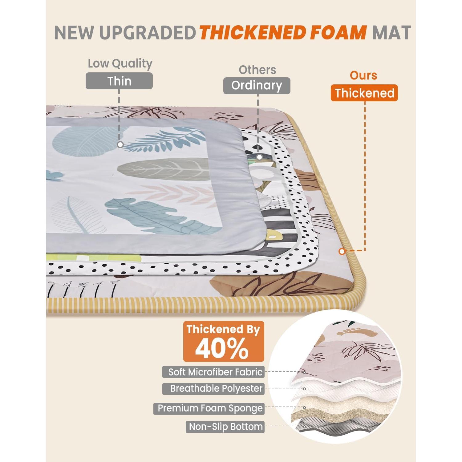 Alfombra de Juego de Espuma ZUVVIA 187x127 cm Antideslizante