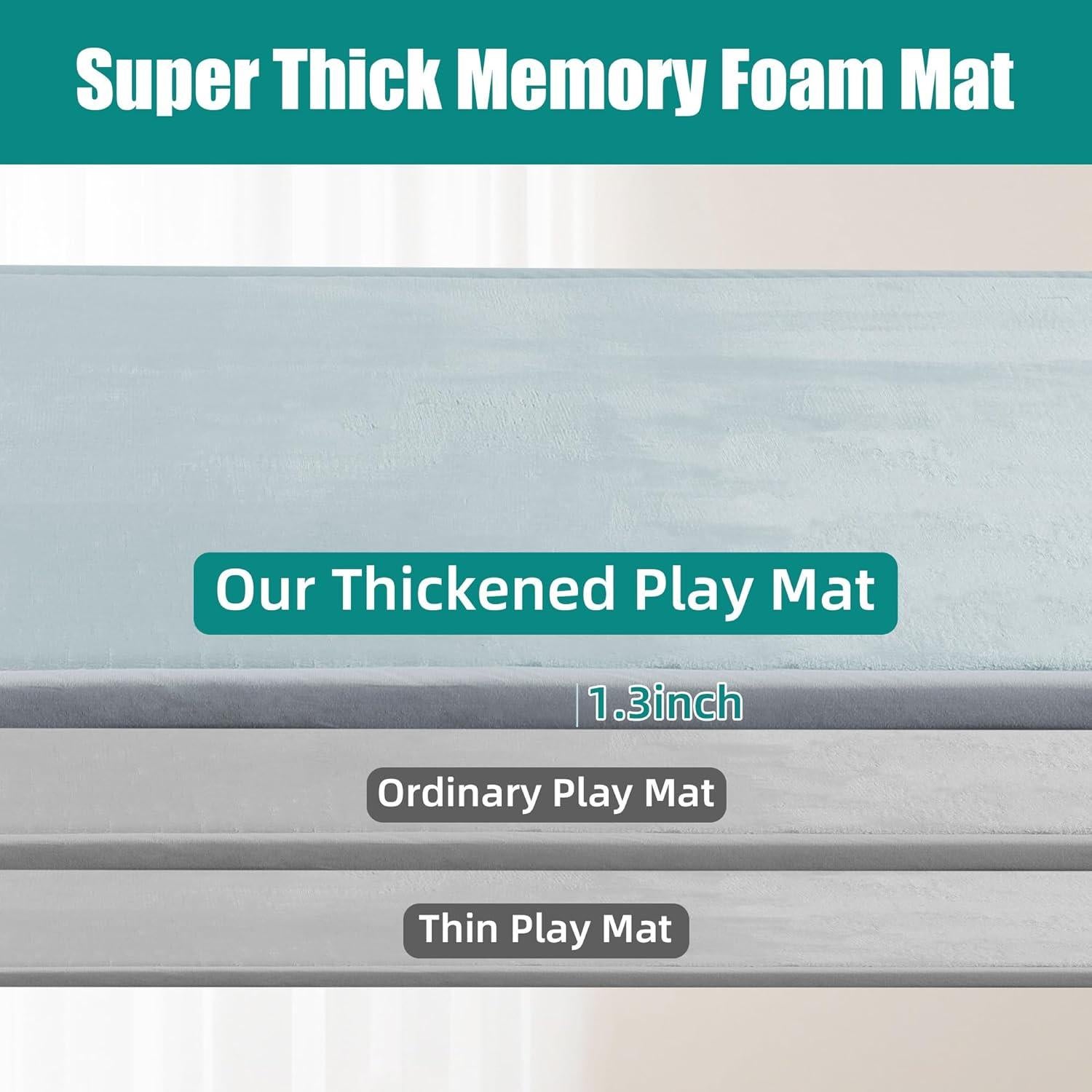 Alfombra de Juego MABOZOO 187.96x127 cm Espuma Antideslizante