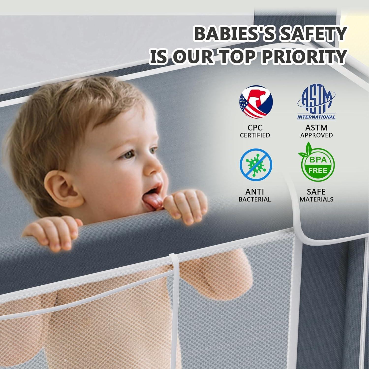 Parque Infantil Plegable G TALECO GEAR 150x180cm con Alfombra