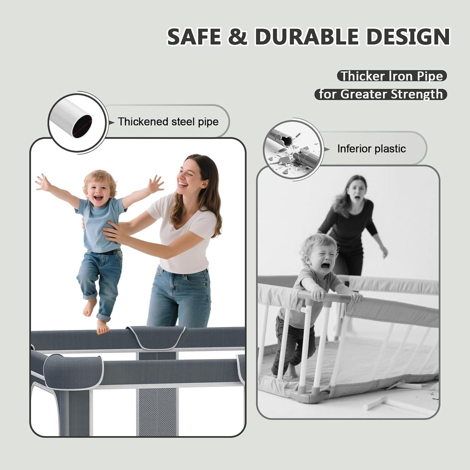 Parque Infantil Plegable G TALECO GEAR 150x180cm con Alfombra