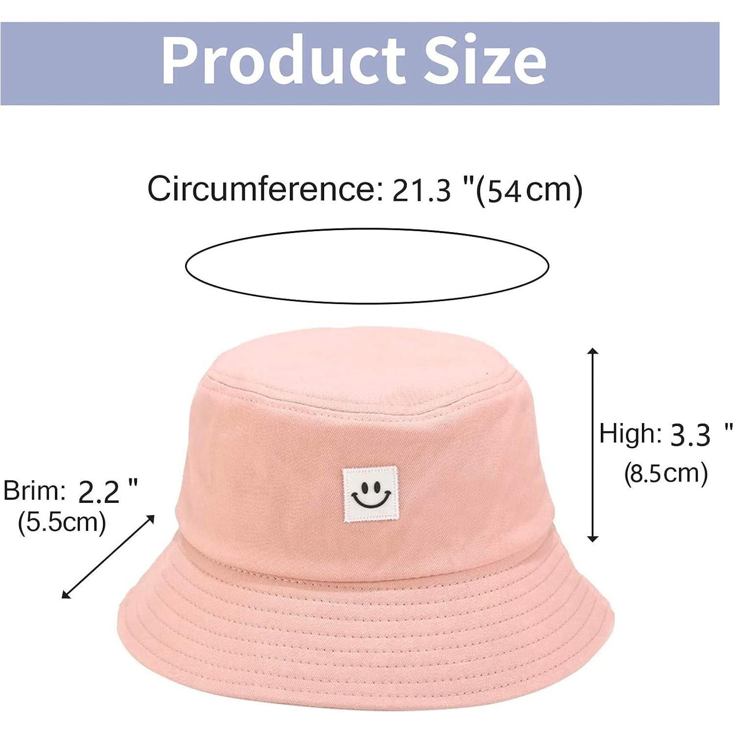 Sombrero de Sol para Niños AJG Algodón Plegable Unisex 54 cm