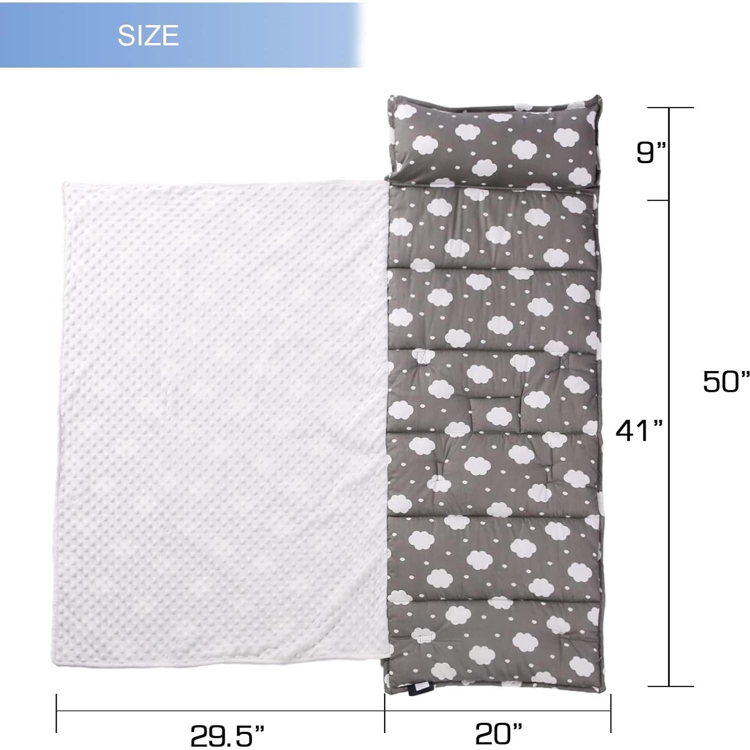 Colchoneta NapCure para Niños 127x51 cm con Almohada y Manta