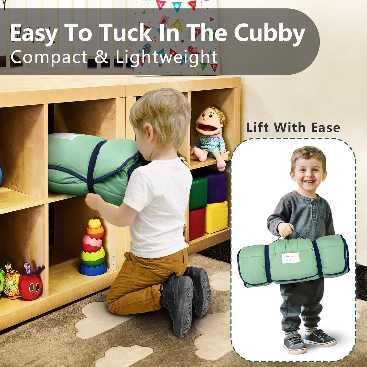 Colchoneta Ligera PRIMLECT para Niños 129.5x55.9cm con Almohada