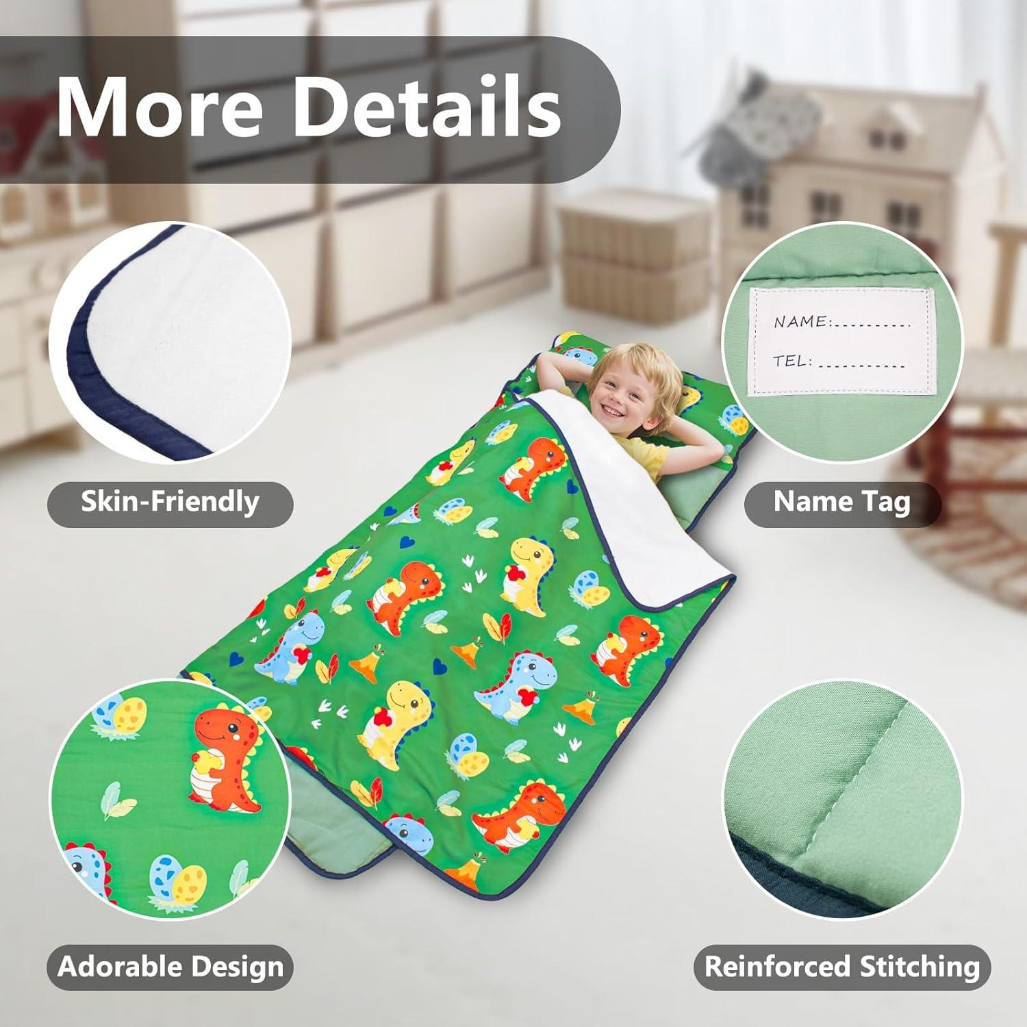 Colchoneta Ligera PRIMLECT para Niños 129.5x55.9cm con Almohada