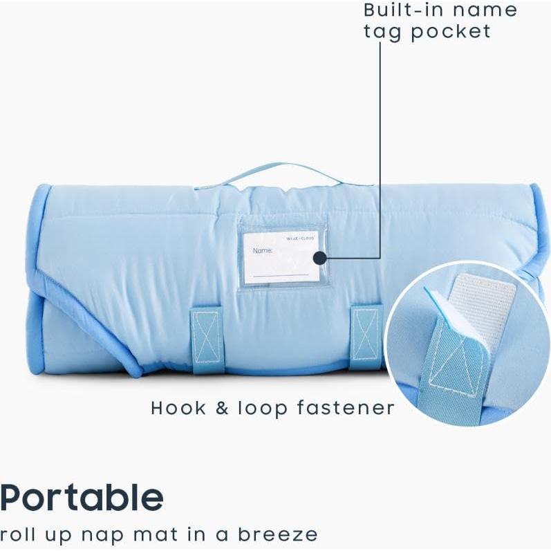 Esterilla de Siesta Despertar en Nube Azul Claro 132x56 cm