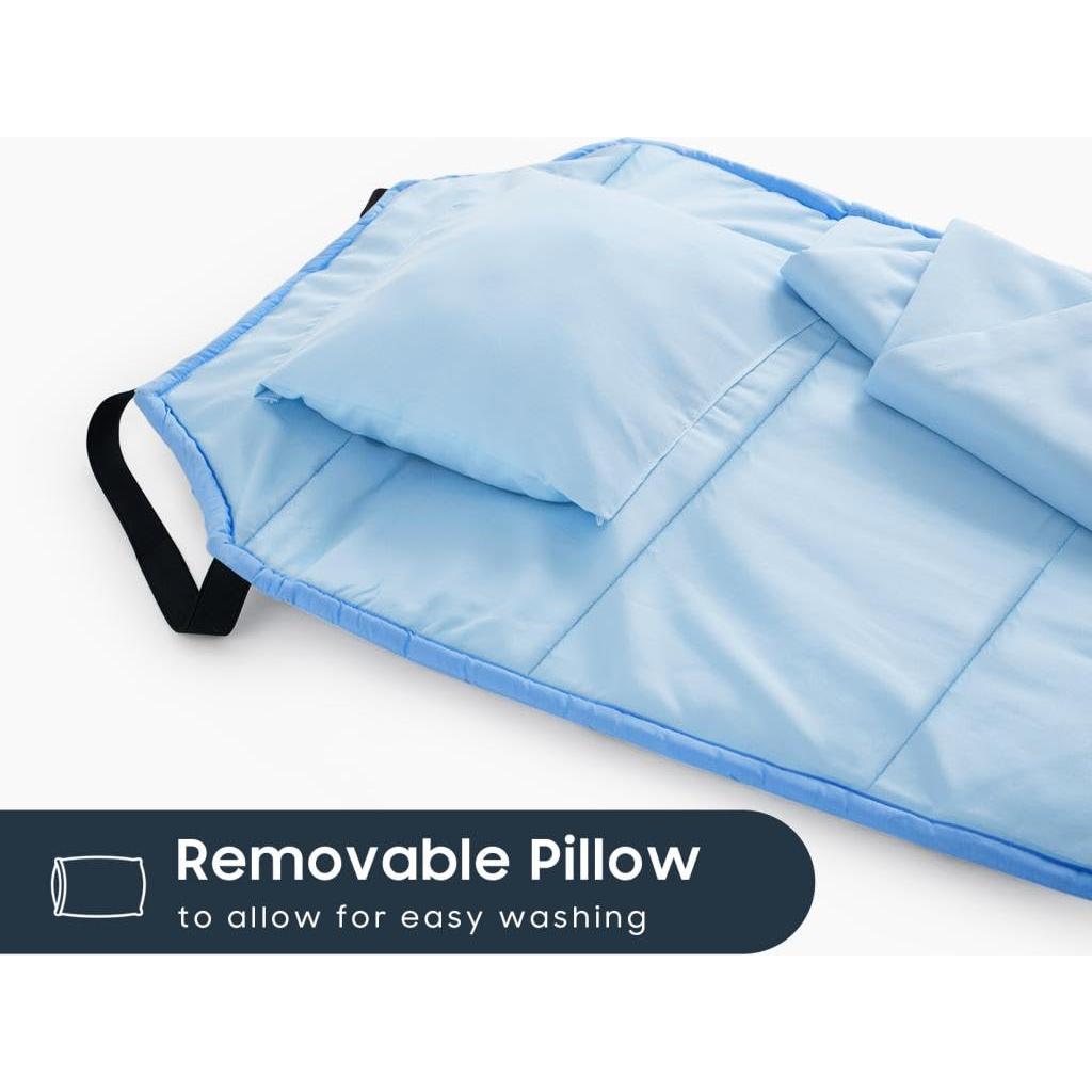 Esterilla de Siesta Despertar en Nube Azul Claro 132x56 cm