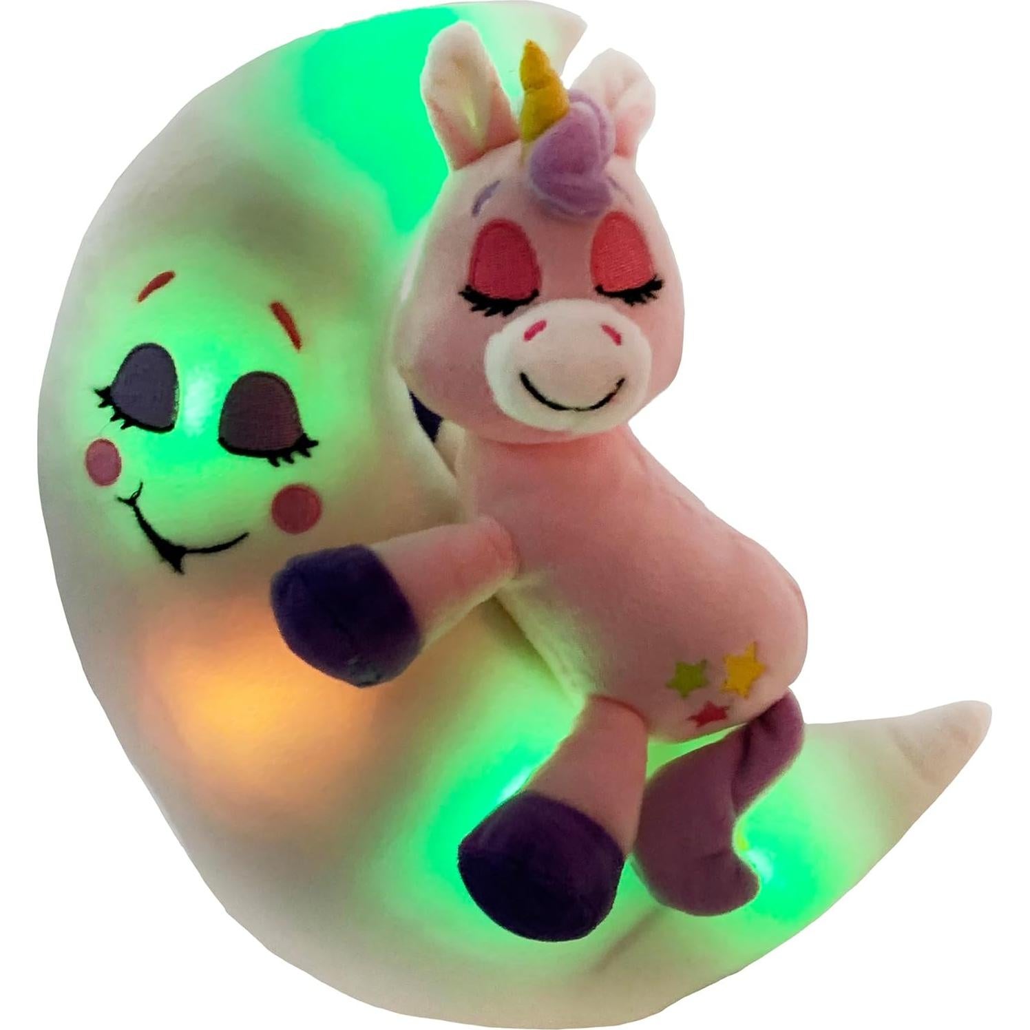 Happy Nappers Lullabrites Unicornio - Peluche con Luz y Sonido