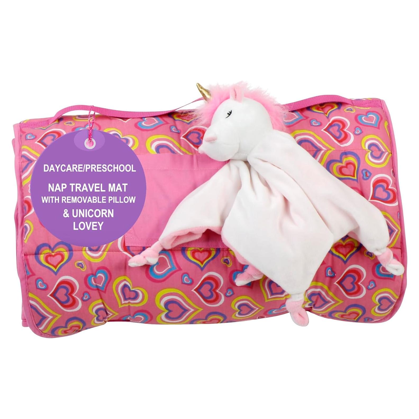 Colchoneta de Siesta para Niños Emily Rose Rosa 130x51cm