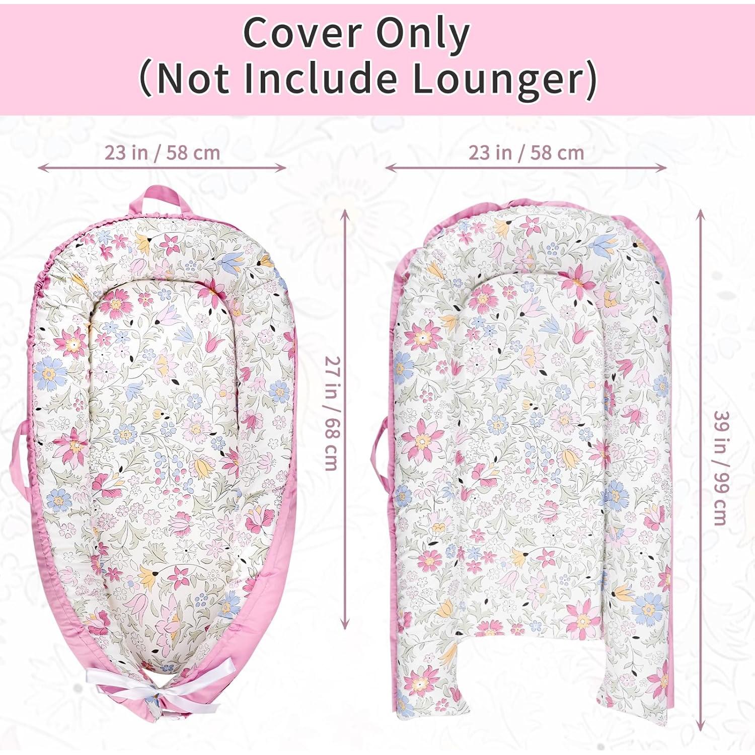 Funda de Reemplazo para Lounger de Bebé Morado 49.8x81.5cm