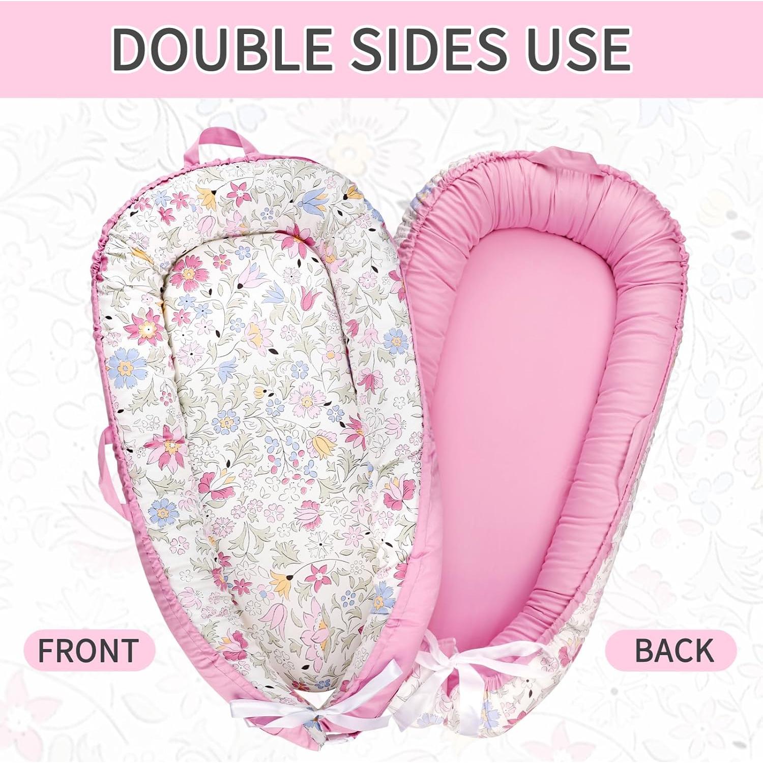 Funda de Reemplazo para Lounger de Bebé Morado 49.8x81.5cm