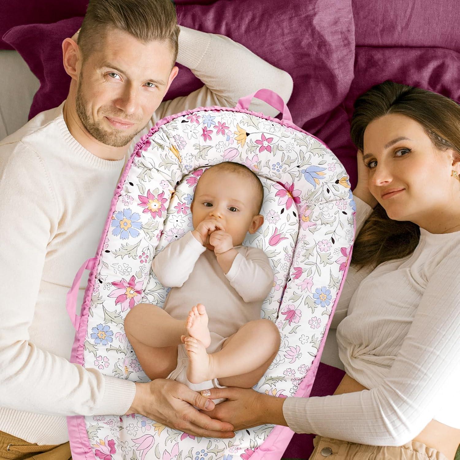 Funda de Reemplazo para Lounger de Bebé Morado 49.8x81.5cm