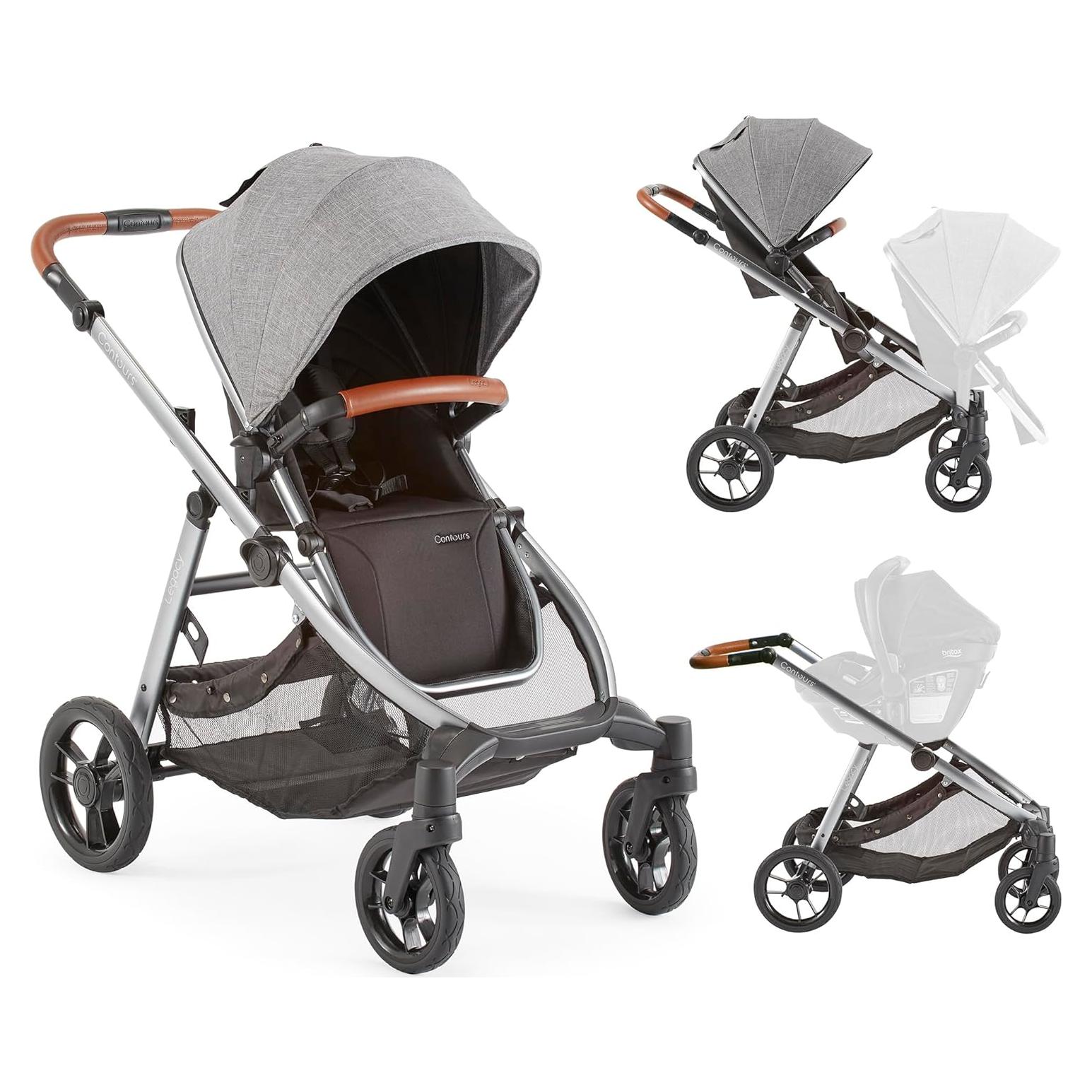 Carrito Convertible Contours Legacy Gris Grafito 1-2 Asientos