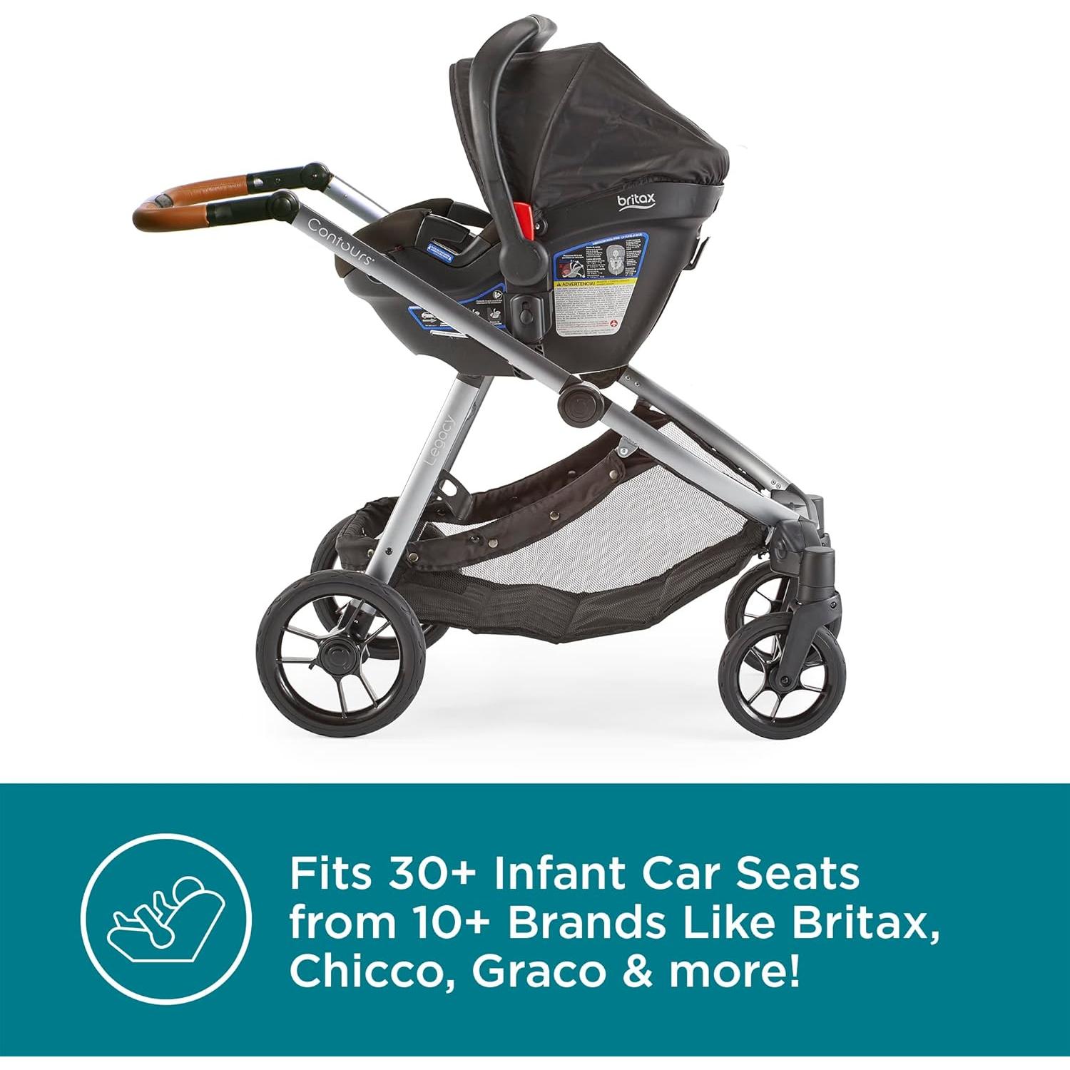 Carrito Convertible Contours Legacy Gris Grafito 1-2 Asientos