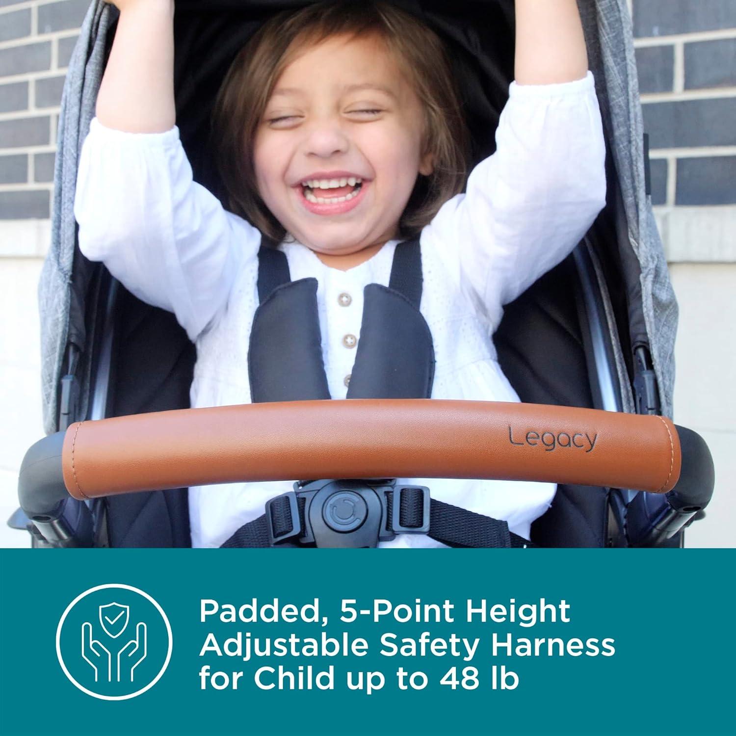 Carrito Convertible Contours Legacy Gris Grafito 1-2 Asientos