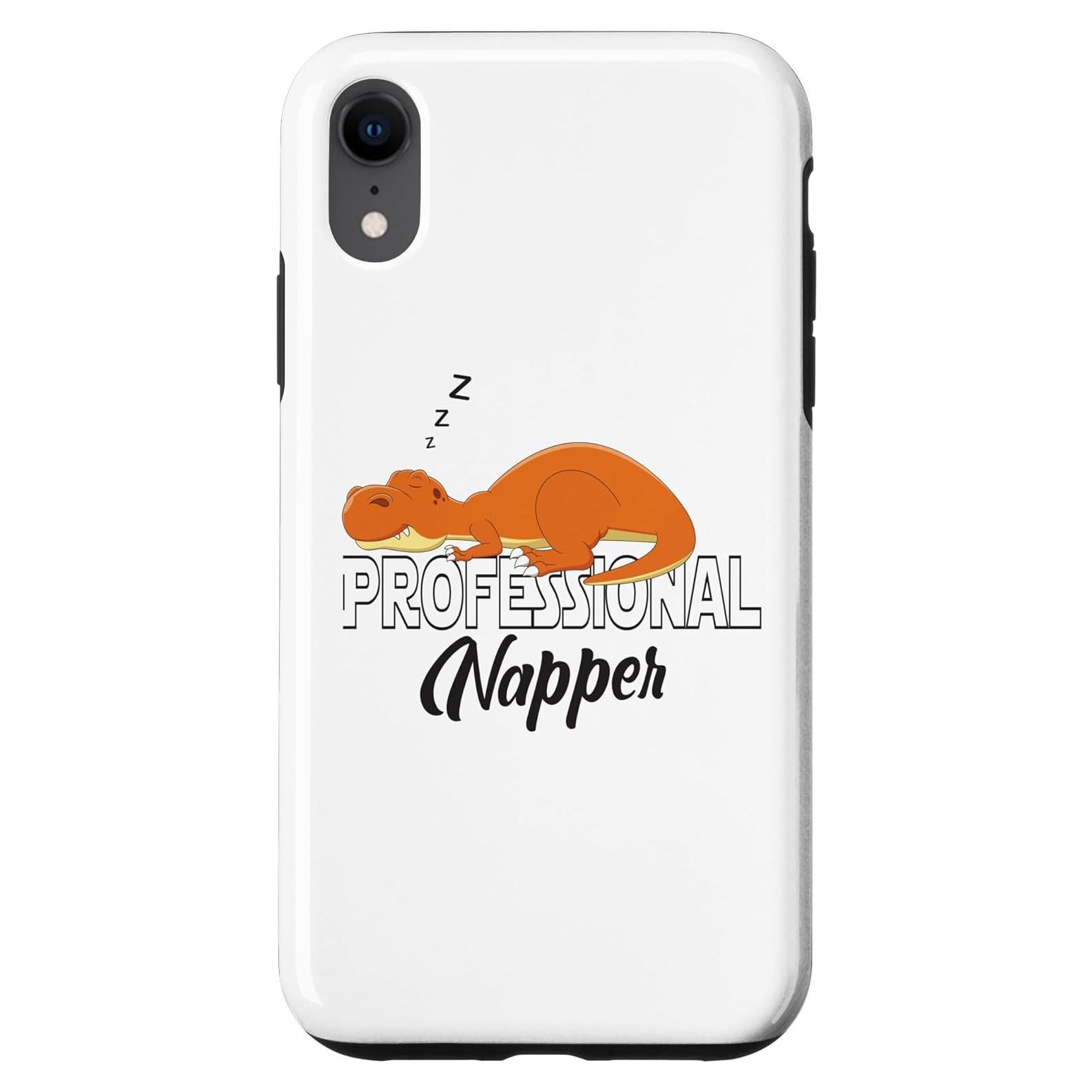Funda Protectora para iPhone XR Napper Profesional Dinosaurio