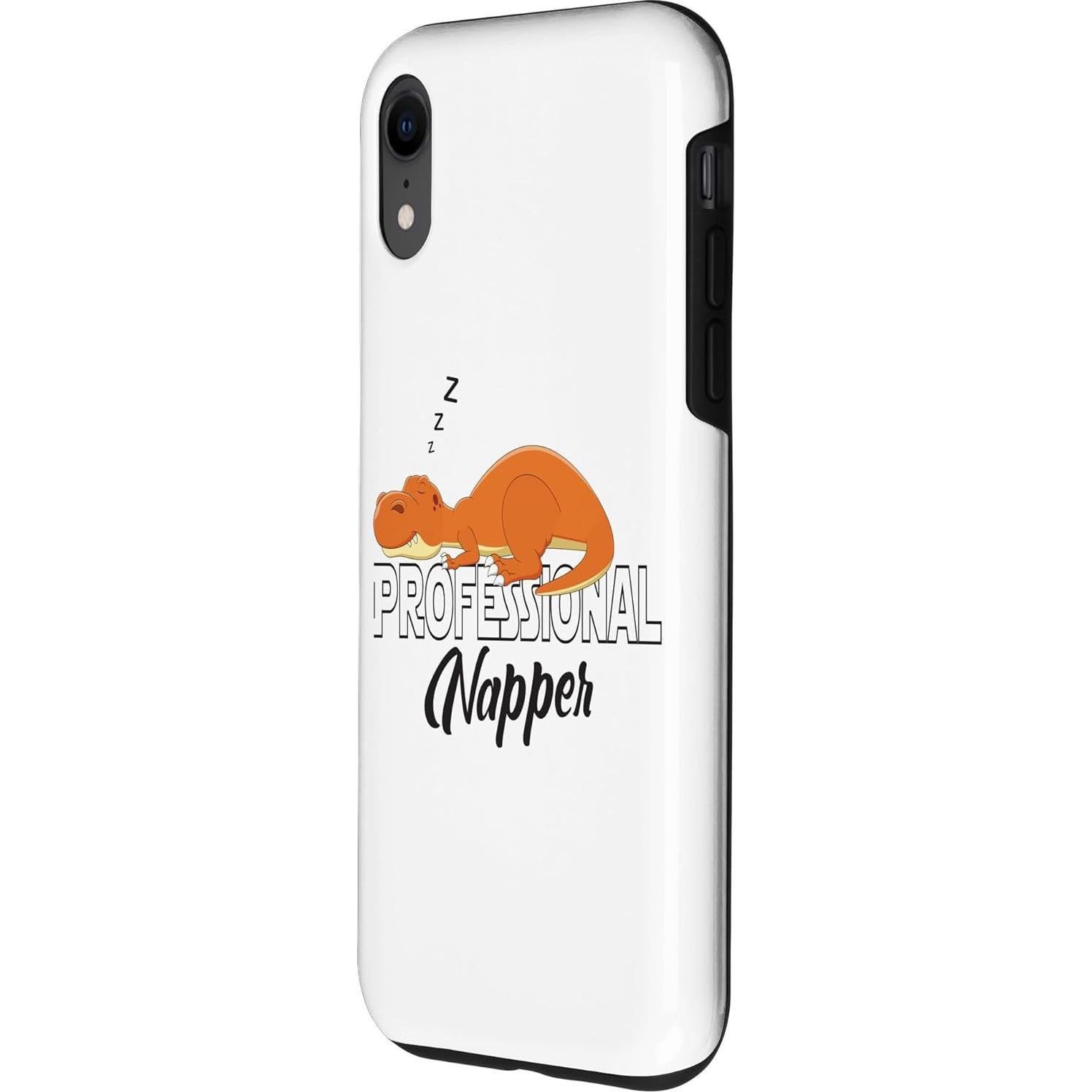 Funda Protectora para iPhone XR Napper Profesional Dinosaurio