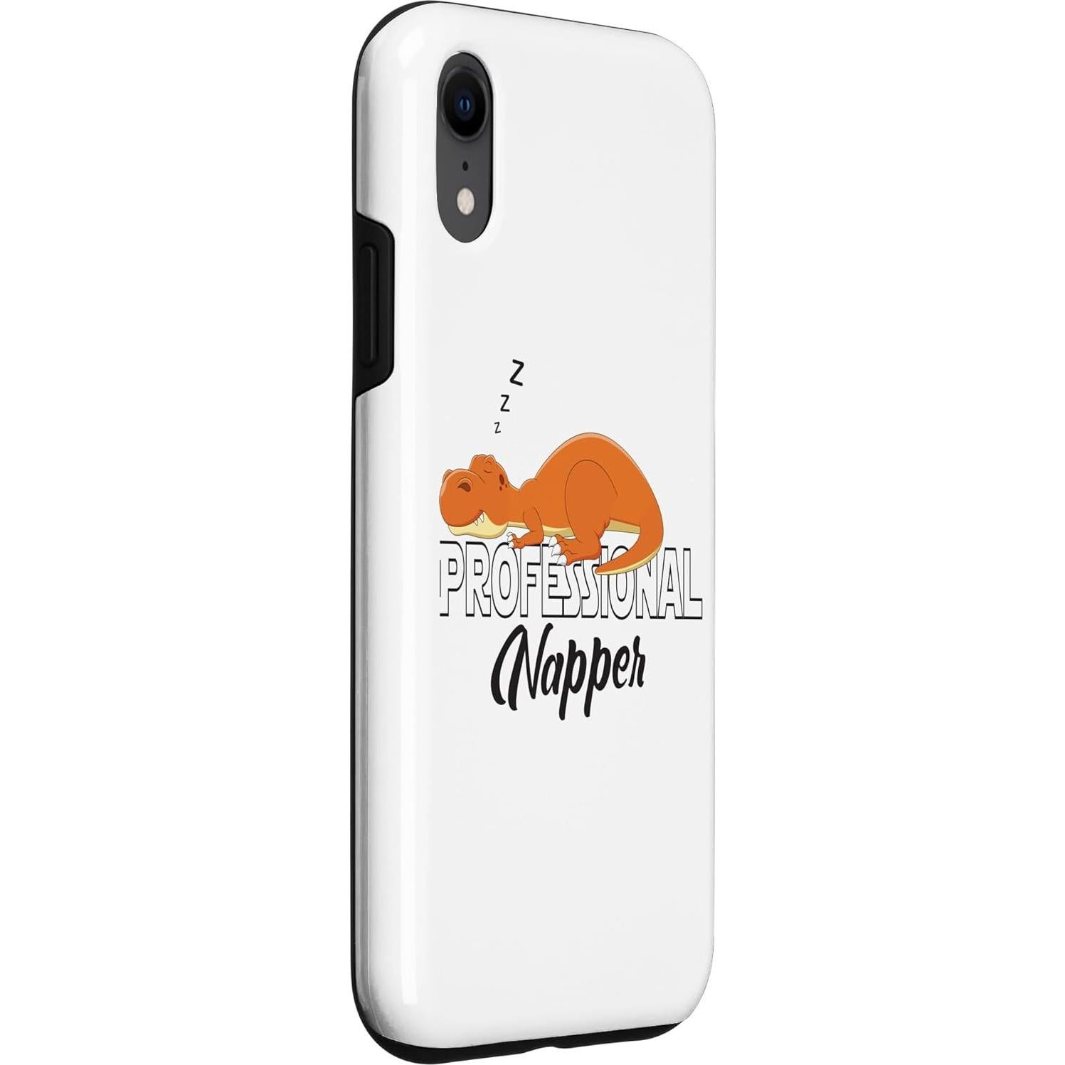 Funda Protectora para iPhone XR Napper Profesional Dinosaurio
