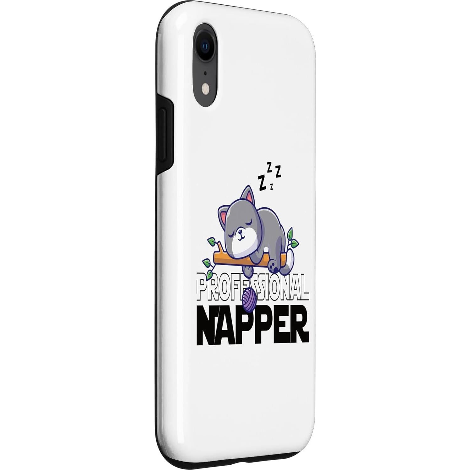 Funda Protectora para iPhone XR Gato Dormilón Profesional