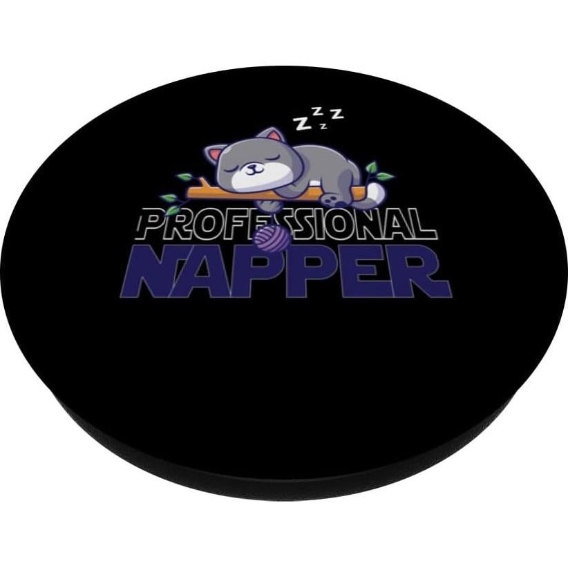 PopGrip estándar PopSockets gato amante de los gatos negro